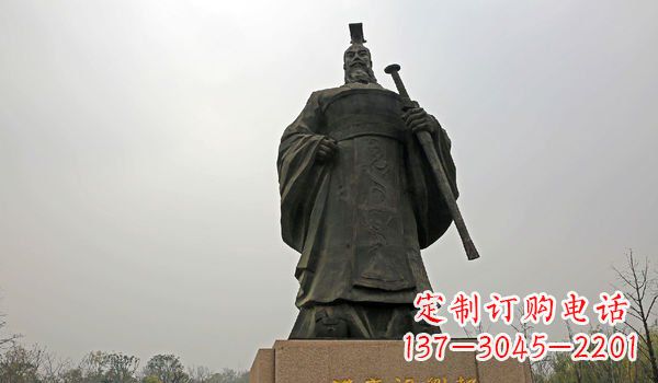 福建铸铜刘邦雕塑