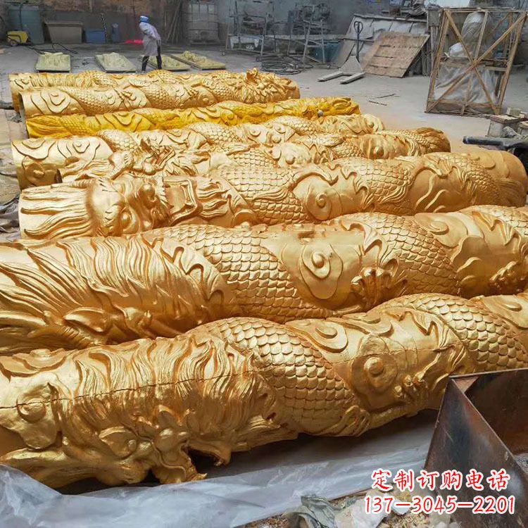 福建铸铜龙柱