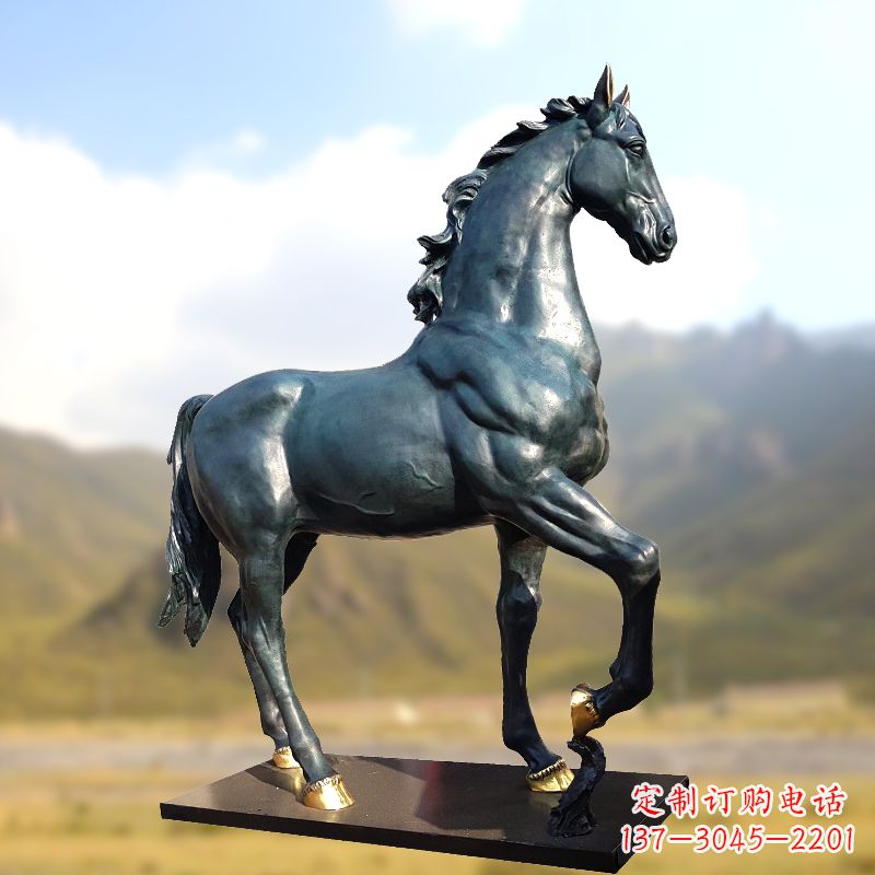福建铸铜马铜雕塑