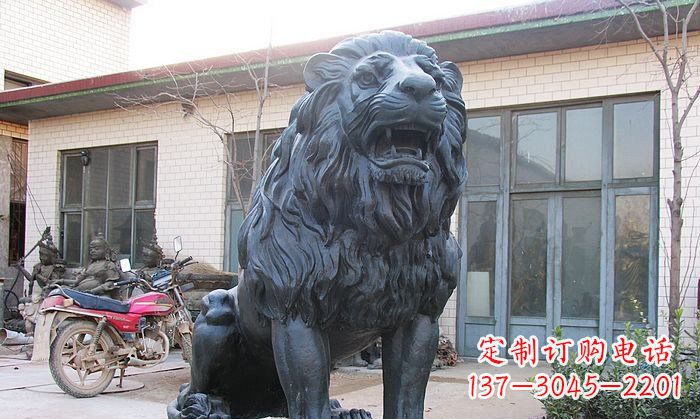 福建铸铜狮子铜雕