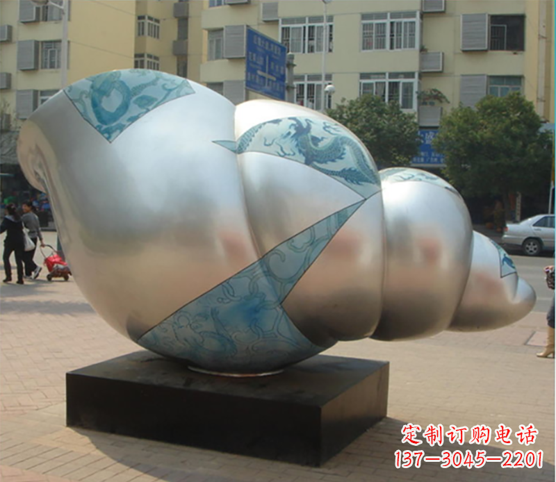 福建海螺雕塑不锈钢