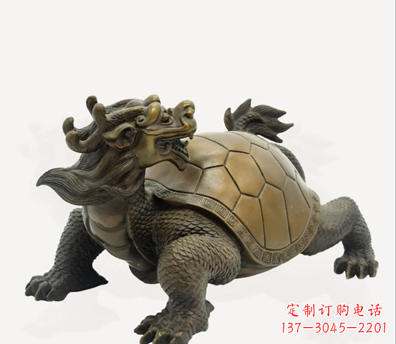 福建招财龙龟铜雕