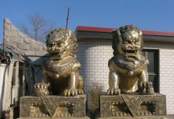 福建铸铜狮子雕塑