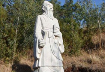 福建祖冲之汉白玉石雕像-公园景区中国古代名人雕塑